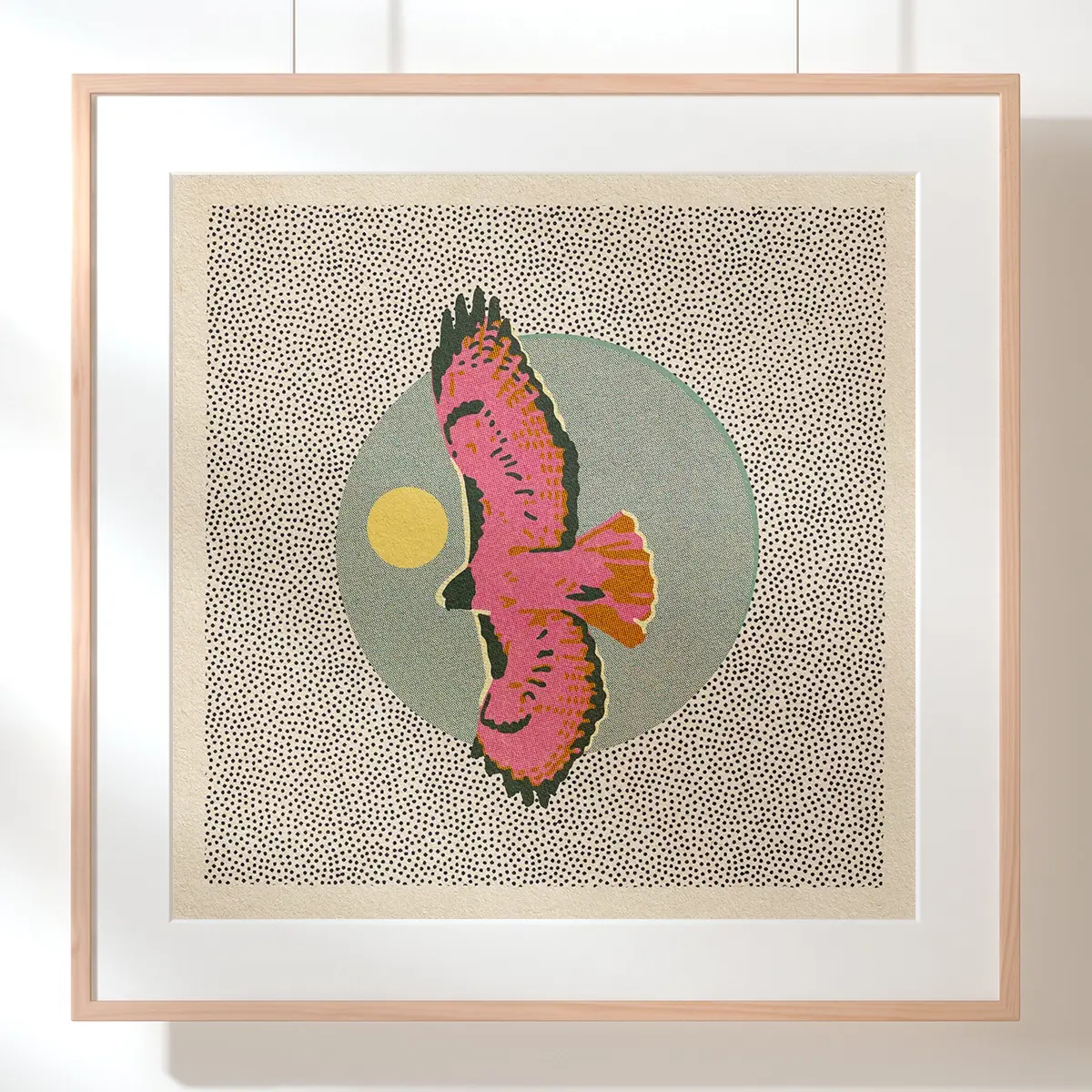 Caroline Clark Design - CCD CCD PRLA - Hawk 12" x 12" Print