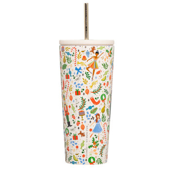Corkcicle - CO CO HG - Rifle Paper Co. Nutcracker Cold Cup with Straw