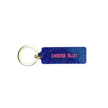 Golden Gems - GOG GOG ACKC - Cheese Slut  Rectangle Keychain