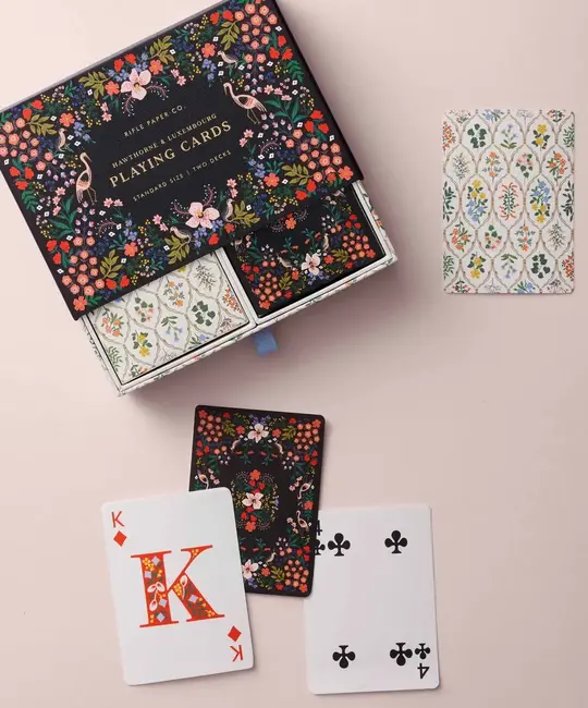 Rifle Paper Co - RP RP GPGA - Luxembourg Playing Cards (Hawthorn)