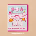 and Here We Are - AHW AHWGCMD - Spa Day Bathtub Mother's Day Card