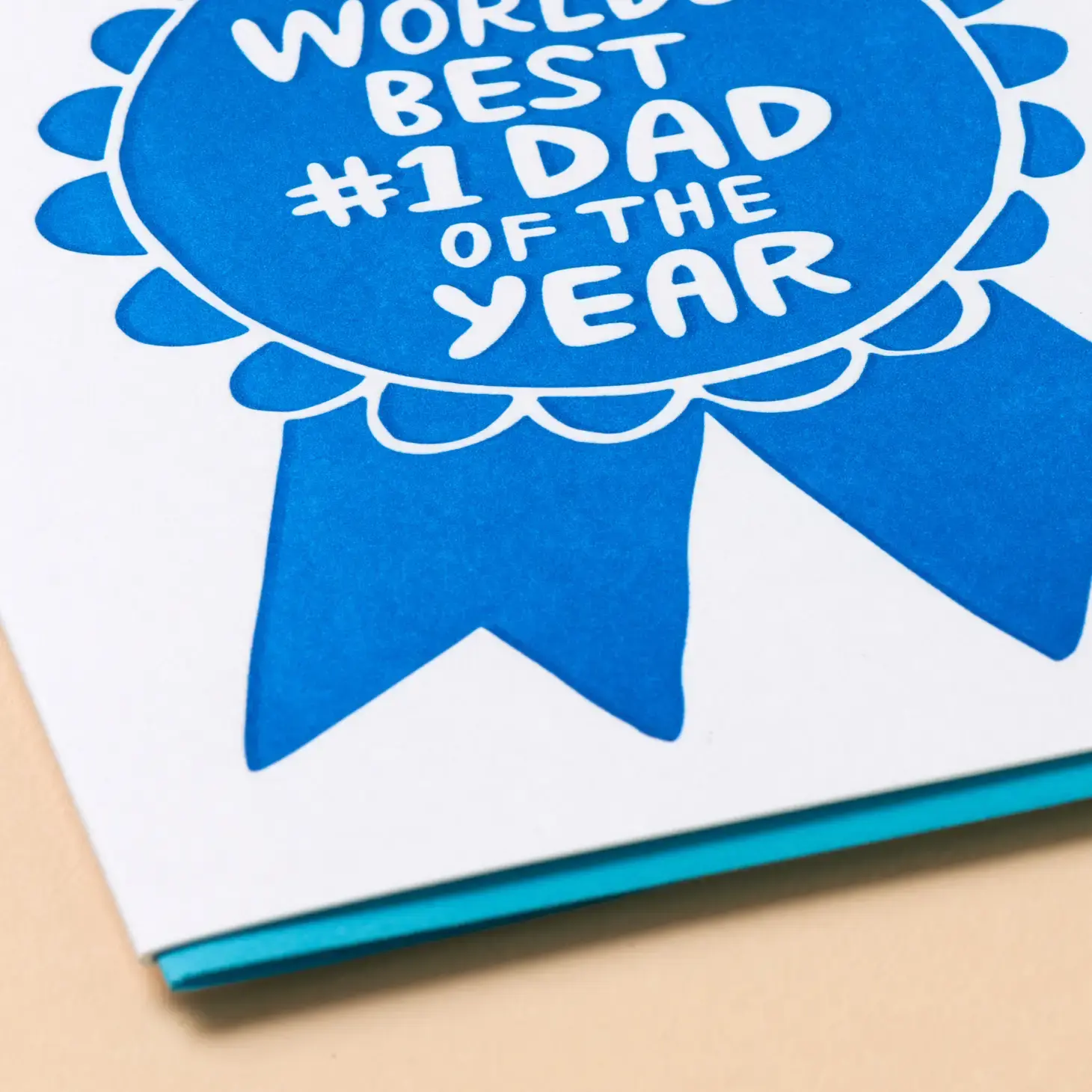 and Here We Are - AHW AHWGCFD - Blue Ribbon World's Best #1 Dad Father's Day Card