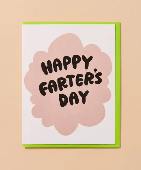 and Here We Are - AHW AHWGCFD - Farter's Day Father's Day Card