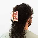 Jenny Lemons - JL JL ACHA - Large Grapefruit Slice Claw Hair Clip