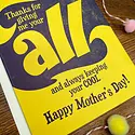 A. Favorite - AF AFGCMD - Giving me your all Mother's Day Card