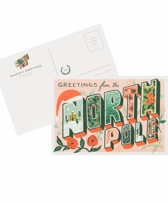 Rifle Paper Co - RP Greetings from the North Pole Postcards