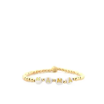 Marlyn Schiff Jewelry - MSJ MSJ JEBR - Mama White Beaded  Ball Bracelet