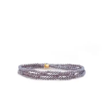 Marlyn Schiff Jewelry - MSJ MSJ JEBR - Periwinkle Mini Stretch Crystal Beaded Bracelet