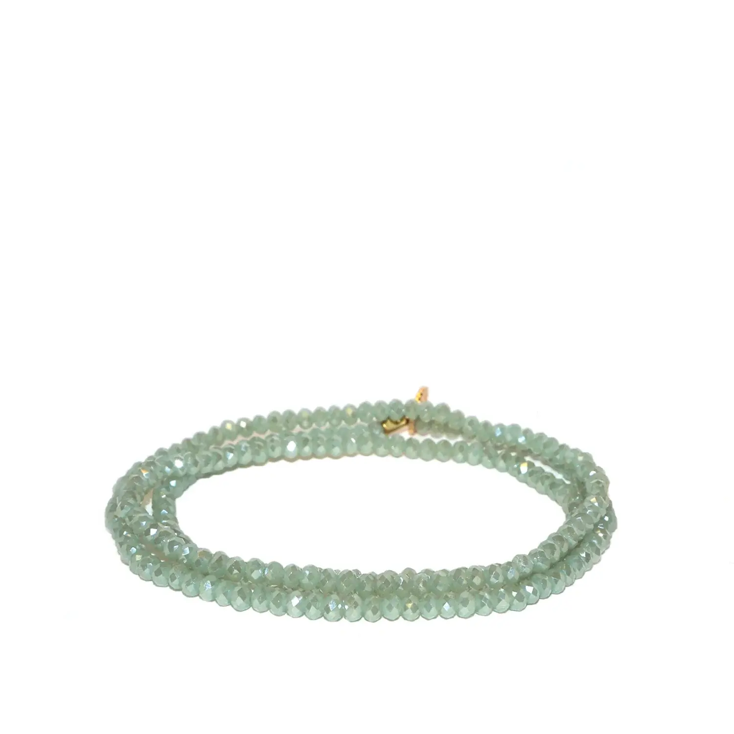 Marlyn Schiff Jewelry - MSJ MSJ JEBR - Mint Mini Stretch Crystal Beaded Bracelet