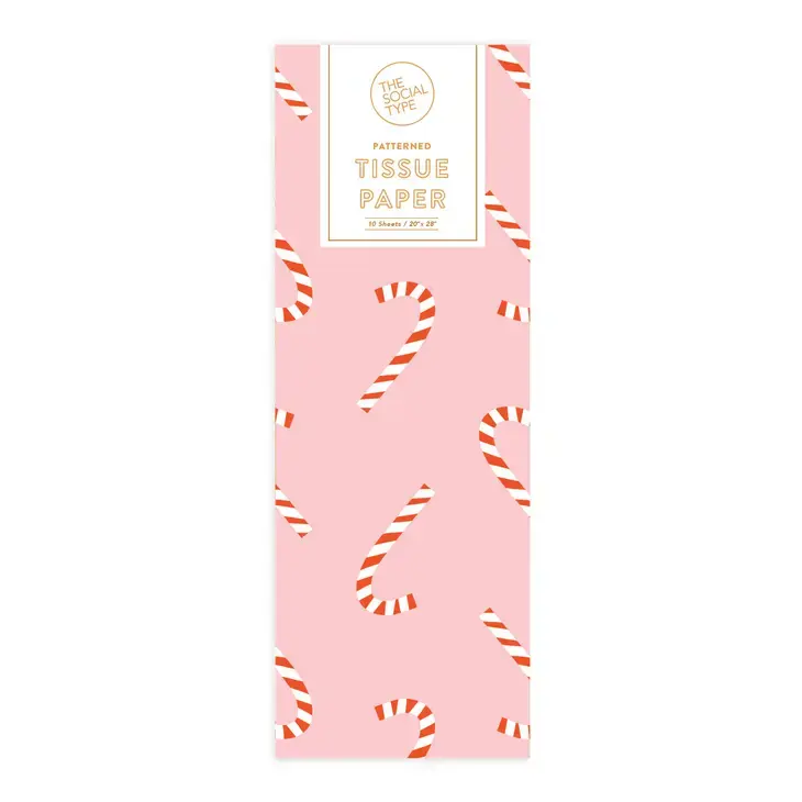 The Social Type - TST TST TP - Candy Cane Tissue Paper