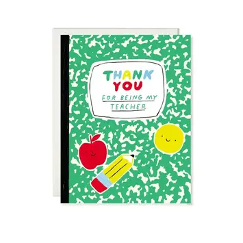 Karen Schipper - KS KSGCTY0001 - Notebook Thank You Teacher Card