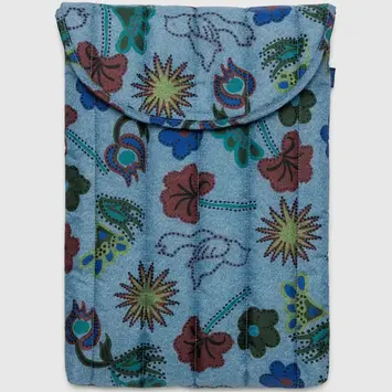 Baggu - BA Baggu - Puffy Laptop Sleeve 16" - Digital Denim Birds