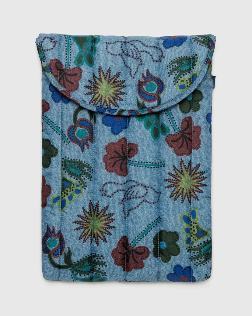 Baggu - BA Baggu - Puffy Laptop Sleeve 16" - Digital Denim Birds