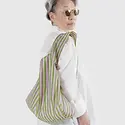 Baggu - BA BA BAG - Avocado Candy Stripe Baggu Standard Reusable Bag