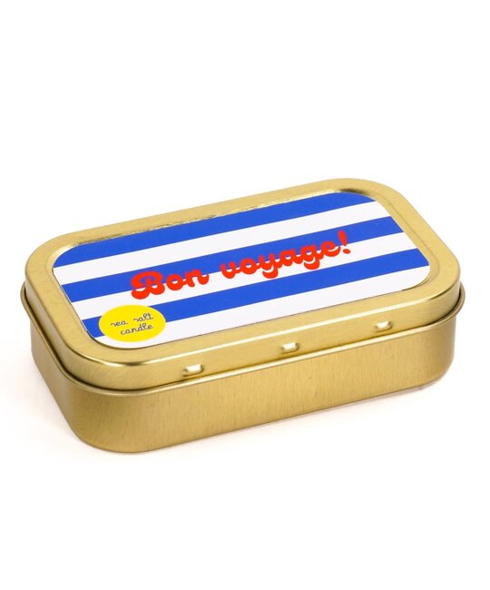 To : From - TOF TOF CASM - Greetings Candle Tin, Sea Salt  Bon Voyage