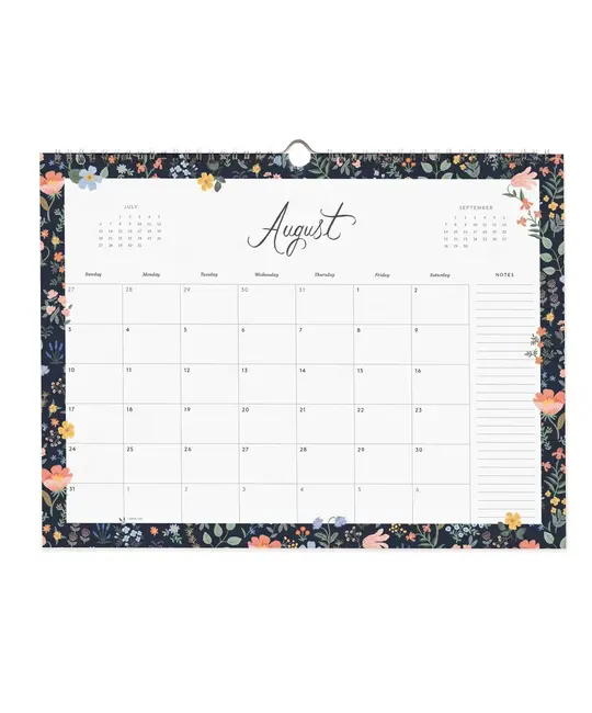 Rifle Paper Co - RP RP CAWA - 2025 Estee Horizontal Appointment Wall Calendar