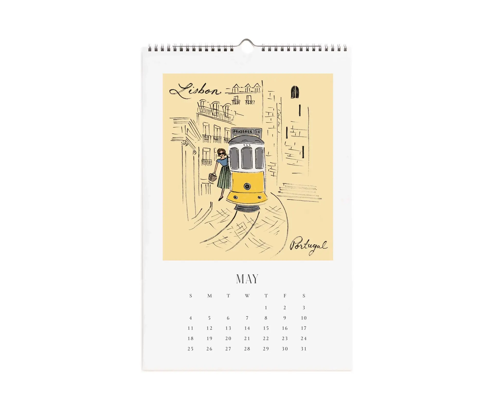 Rifle Paper Co - RP RP CAWA - 2025 Travel Sketchbook Wall Calendar