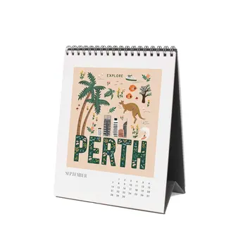 Rifle Paper Co - RP RP CADE - 2025 Greetings from Around the World Travel Desk Calendar