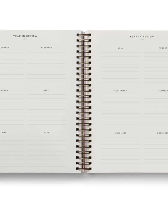 Rifle Paper Co - RP RP AG12 - 2025 Roses 12-Month Softcover Spiral Planner (January Start Agenda)