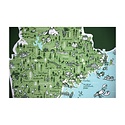 Brainstorm Print and Design - BS Maine Map Screen Print 18"x24"