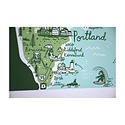 Brainstorm Print and Design - BS Maine Map Screen Print 18"x24"