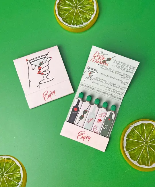 A Shop of Things - ASOT ASOT CAAC - Martini Matchbook