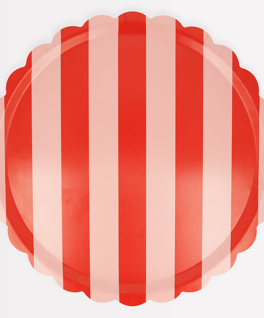 Meri Meri - MEM MEM HG - Red & Pink Stripe Tray