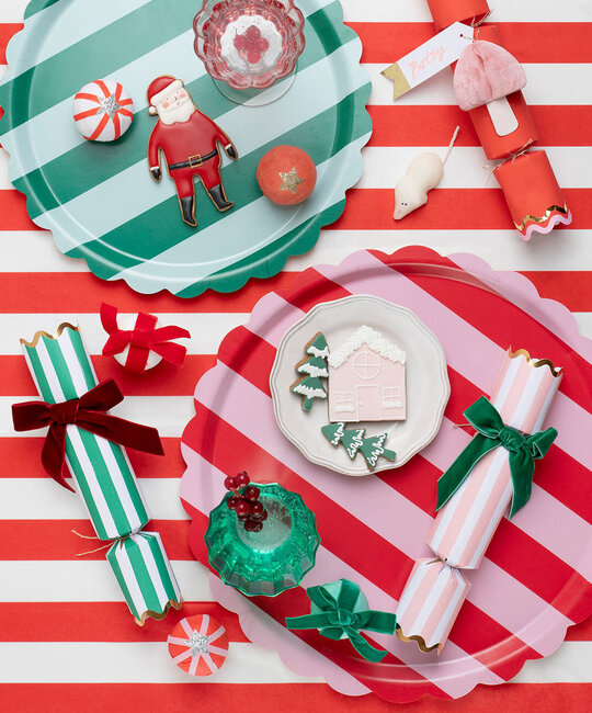 Meri Meri - MEM MEM HG - Red & Pink Stripe Tray