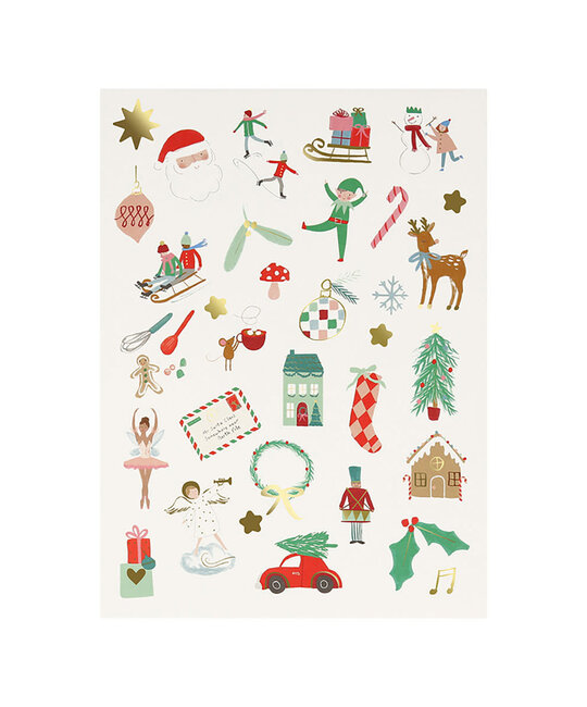 Meri Meri - MEM MEM ST - Mixed Icon Christmas Sticker Sheet