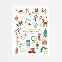 Meri Meri - MEM MEM ST - Mixed Icon Christmas Sticker Sheet