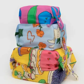 Baggu - BA Baggu -  3D Zip Pouch Set - More Color Options!