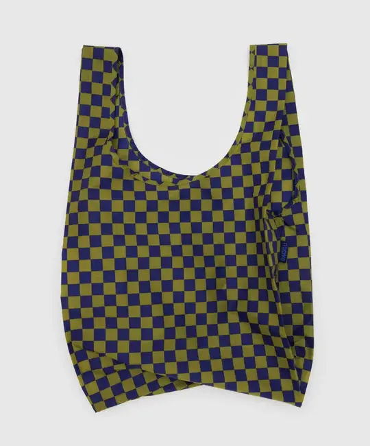 Baggu - BA Baggu - Iris Green Check  Standard Reusable Bag