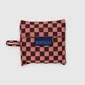 Baggu - BA Baggu - Baby Baggu Pink Brown Check Reusable Bag