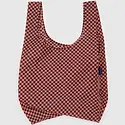 Baggu - BA Baggu - Pink Brown Check  Standard Reusable Bag