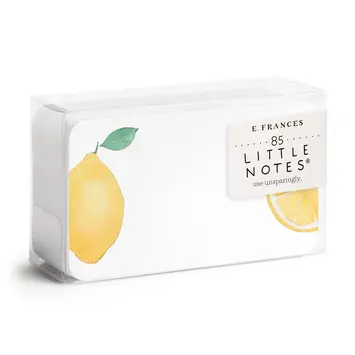 E. Frances Paper Studio - EF EF ECBS - Lemon Little Notes, set of 85