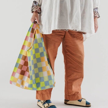 Baggu - BA Baggu - Big Check Multi Standard Baggu Reusable Bag