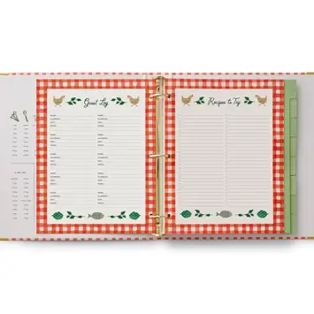 Rifle Paper Co - RP RP HGRC - Cherry Farm Recipe Binder