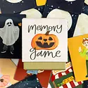 One Canoe Two Letterpress - OC Fall Festive Halloween Memory Game