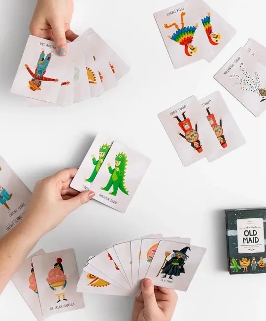 One Canoe Two Letterpress - OC OC GPGA - Trick-Or-Treat Old Maid Card Game