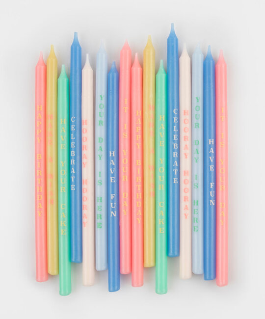 Meri Meri - MEM Meri Meri - Birthday Phrases Candles