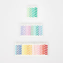 Meri Meri - MEM Meri Meri - Rainbow Striped Mini Candles