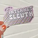 NatterDoodle - ND ND ST - Just A Cute Lil' Internet Sleuth Sticker