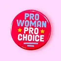 The Hissin Kitten - THK THK AC - Pro Woman Pro Choice Button Pin