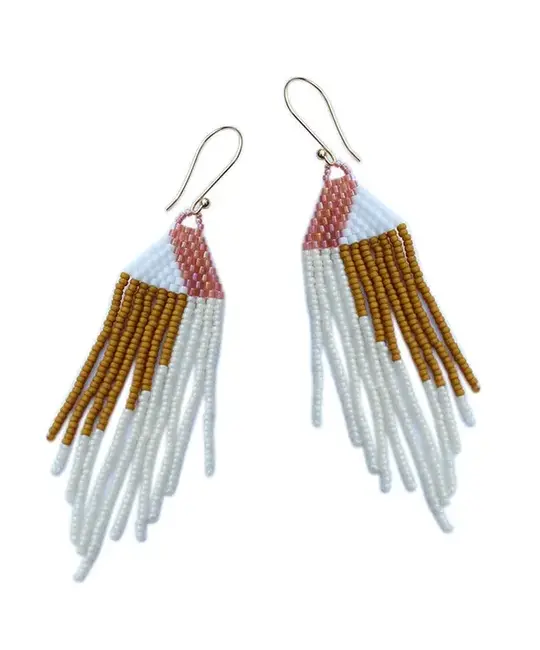 Bluma Project - BLP BLP JEEA - Quattro Beaded Earring White
