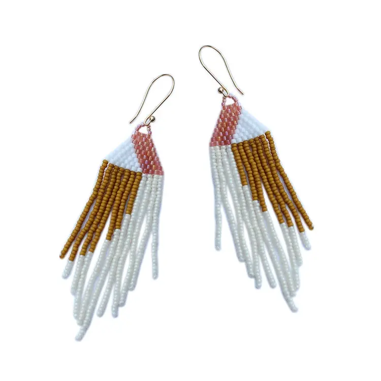 Bluma Project - BLP BLP JEEA - Quattro Beaded Earring White