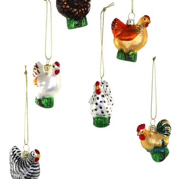 Cody Foster - COF COF OR - Farmstead Chicken Ornament  (assorted)
