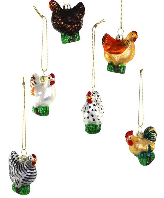 Cody Foster - COF COF OR - Farmstead Chicken Ornament  (assorted)