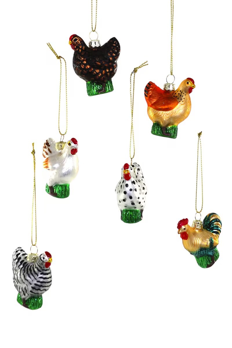 Cody Foster - COF COF OR - Farmstead Chicken Ornament  (assorted)