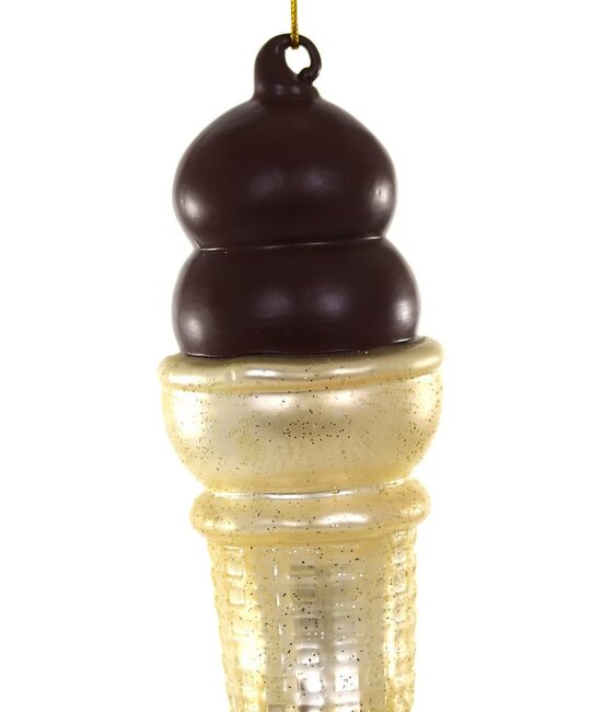Cody Foster - COF COF OR - Chocolate Dipped Ice Cream Cone Ornament