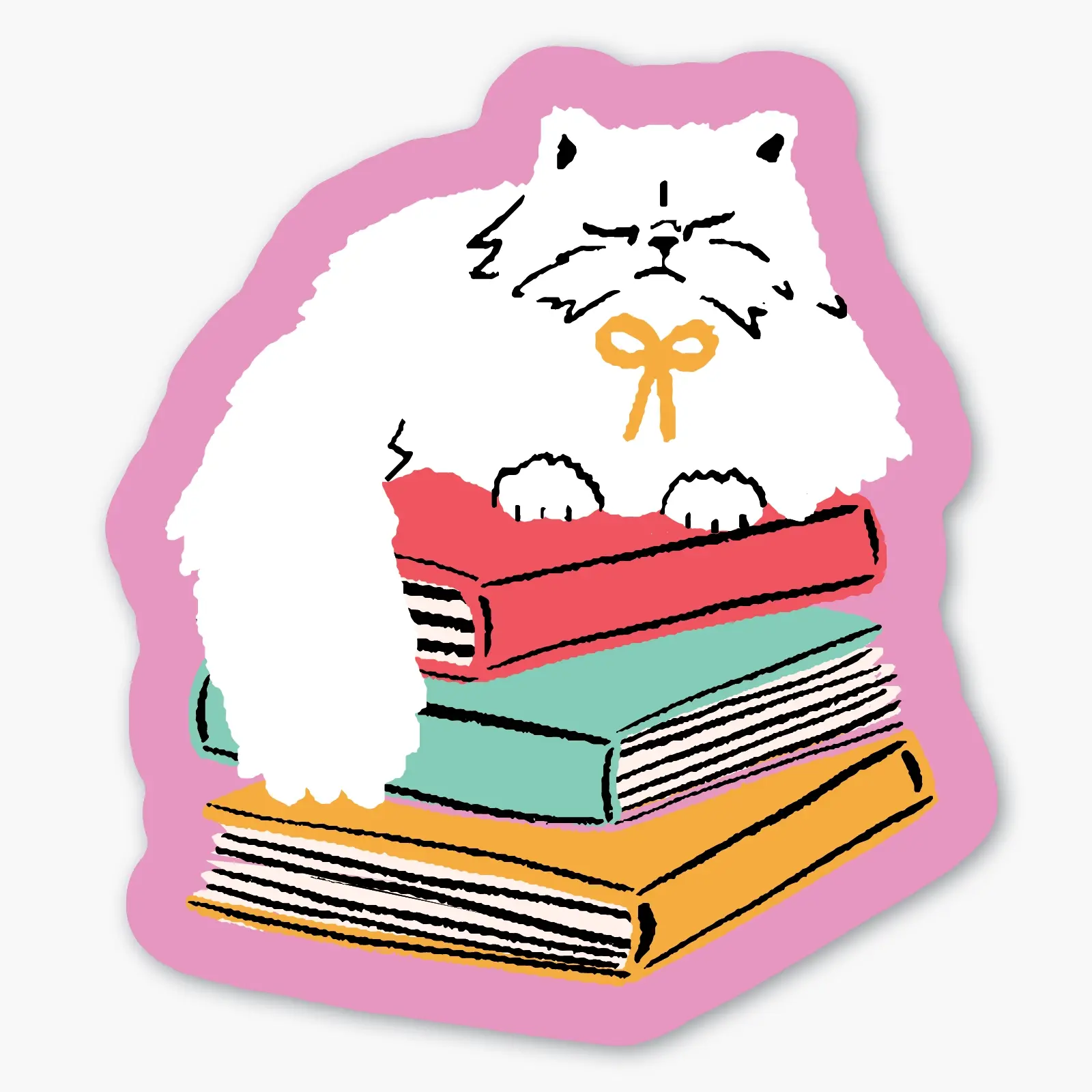 Party of One - POO Book Kitty Sticker